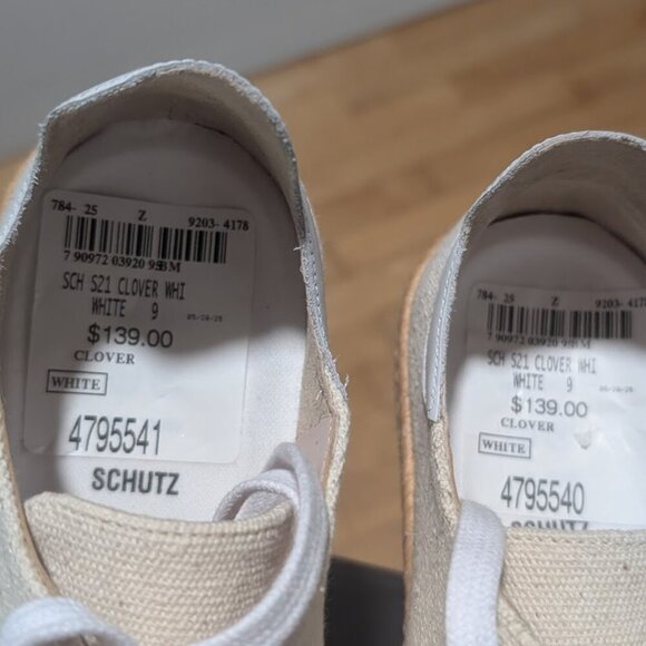 NWT SCHUTZ | Clover Espadrille Flatform Sneakers - Picture 7 of 8